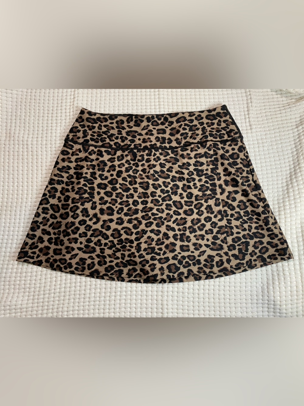 YPB Leopard Print Sculpt Lux Athletic Skort